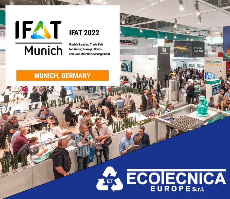 Ecotecnica Europe will participate in IFAT 2022